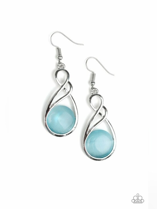 paparazzi Jewelry - ✧Paparazzi "Swept Away" Blue Earrings✧